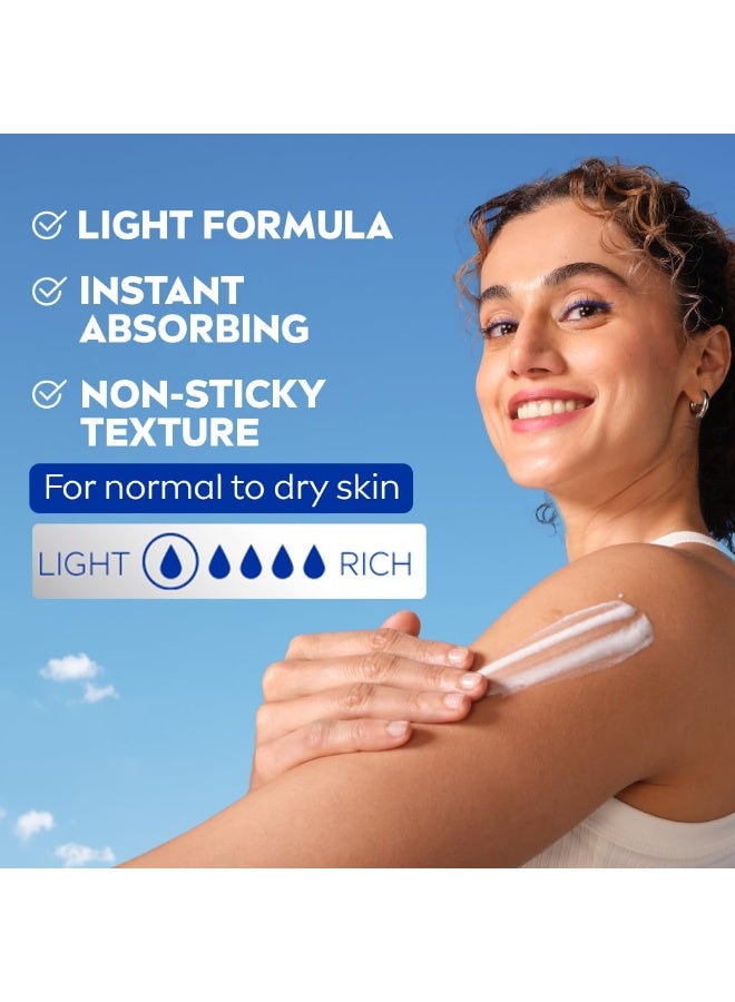 NIVEA Aloe Hydration Body Lotion 600 ml | 72 H Moisturization | Refreshing | Non Sticky Feel | With Goodness of Aloe Vera For Instant Hydrating In Summer | For Men & Women - Image 4